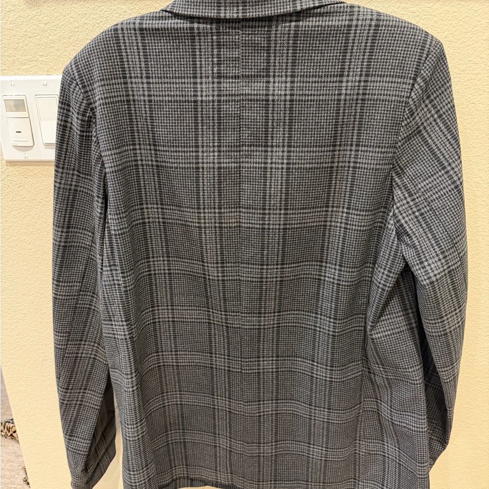 Sanctuary Charcoal Checkered Blazer - Picture 2 of 3
